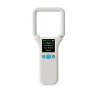 Asyduey Lecteur RFID pour Animaux 134,2 KHz/125 KHz USB Scanner D'Identification des Animaux de Compagnie Lecteur D'Étiquettes d'animaux Mini Scanner Portatif pour Chien Chat
