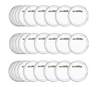Asyduey Lot de 30 Boutons Transparents en Acrylique de 58 mm pour Loisirs Créatifs