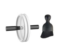 Asyduey LP Vinyl Record Cleaner Clamp Nettairet Set Label Protector Record Record Nettrofproof Nettoying Clip Blanc