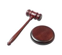 Asyduey Marteau Décoratif D'Avocat Multi-Outil en Bois Marteau Cadeau D'Anniversaire Base de Jouet de Noël 1 Ensemble