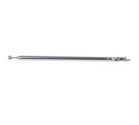 Asyduey Metal 7 Sections antenne Radio AM FM telescopique 75cm de Long d'argent