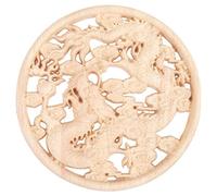 Asyduey Meubles en Applique pour Coin de Sculpture sur Bois de decalque sculpte Decoration de Porte en Bois Bois decoratif Decoration Vintage de Maison