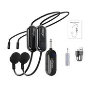 Asyduey Microphone sans 2,4 G Monté sur la Tête Little Bee Amplificateur pour Enseignant Microphone Audio à Condensateur - Un et Facile à Utiliser