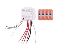 Asyduey Mini Bricolage WiFi Interrupteur D'éClairage Intelligent 4 Voies Module 1/2 Voies Vie Intelligente/Application Tuya TéLéCommande Sans Fonctionne avec Alexa Home