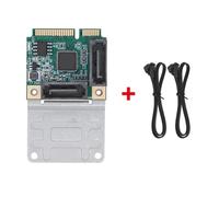 Asyduey Mini PCI-E SATA 2 Port SATA III 6G Carte de Contrôleur Mini PCI Express SATA3.0 Adaptateur SSD Mini PCI Express Carte D'Insertion Facile Installation Facile Utilisation Facile