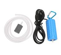 Asyduey Mini Pompe D'Aération USB Pompe À Air Aérateur D'Aquarium Pompe À Oxygène Aller Pêcher Mini Aquarium Ultra Silencieux - Bleu