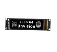 Asyduey Module D'Affichage OLED 2,08 Pouces 256x64 Matrice de Points SH1122 Pilote Interface SPI 7 Broches 16 Niveaux de Gris