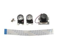 Asyduey Module de CaméRa de Vision Nocturne pour, Kit de Webcam de Capteur VidéO OV5647 Mini 5MP 1080P HD avec IR-Cut IntéGré
