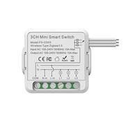 Asyduey Module de Commutation de Relais Zigbee 3/4 Canaux AC100-240V, Fonctionne avec, Home Mini Smart Switch Module B