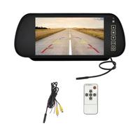 Asyduey Moniteur de Rétroviseur LCD de Voiture de 7 Pouces, Écran de Stationnement, Assistance à L'Affichage Automatique pour Caméra de Recul, Pièces de Rechange