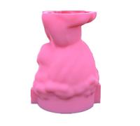 Asyduey Moule en Silicone 3D Mignon Fille Fleur Pot Moule Bricolage Artisanat Fait à la Main Plâtre Bougie Cristal Résine Époxy Moule pour Décors
