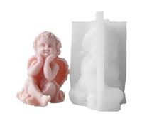 Asyduey Moule en Silicone 3D pour Enfant, Fabrication de Bougie Parfumée et de Bougie en Plâtre DIY, B