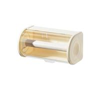 Asyduey Organisateur de Serviettes en Papier de Salle de Bain, Grand Rouleau, Support Mural avec Couvercle Transparent Anti-Poussière, Distributeur de Mouchoirs Moderne, Rangement B