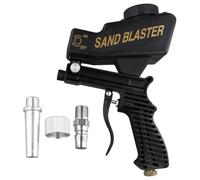 Asyduey Outil de Sablage Portable Réglable 90 Psi Ensemble D'Outils de Sablage Pneumatique Portatif Petite Machine de Sablage