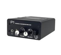 Asyduey P1 Casque Moniteur Préamplificateur Casque Écouteurs Amplificateur Amplificateur avec Entrées XLR Sortie 6.35 Amplificateur Audio Prise UE