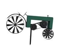 Asyduey Piquet de Jardin, Tracteur Agricole, Roues Tournantes, Finition Vintage, Éolienne de Tracteur, Chariot à Piquets de Cour Vert