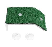 Asyduey Plate-Forme de PèLerinage de Tortue de Pelouse Plate-Forme de PèLerinage de Repos de Tortue, Rampe de Tortue d'herbe de Simulation pour Le RéServoir de Tortue, Reptile S
