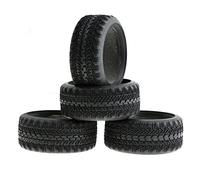 Asyduey Pneu en Caoutchouc 4 PièCes pour 1/10 TéLéCommande sur la Route Voiture de Tourisme à la DéRive Traxxa RedCat, 5