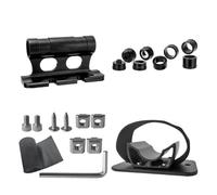 Asyduey Porte-Bagages de Voiture pour Vélo de Route avec Support de Fixation Pliable et Adaptateur de à Dégagement pour Traversant, Noir.