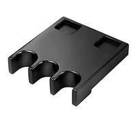 Asyduey Porte-Bâton de Billard, Porte-Queue de Billard Portable à 3 Trous Contre, Porte-Bâton de Billard avec Coussinet AntidéRapant pour 2 CarréS de Craie