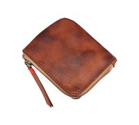 Asyduey Porte-Monnaie en Cuir, pour Femmes et Vintage Portefeuille Fait Main, Mini Porte-Carte Sac, à Main à Glissière