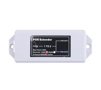 Asyduey Prolongateur POE 1 à 2 Ports 100Mbps IEEE 802.3Af/at Standard 48V Extender pour Caméra IP NVR POE Extend 100 Mètres pour la Portée POE