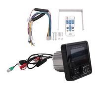 Asyduey Radio Marine FM AM MP3 Lecteur Multimédia Bateau Stéréo Étanche Bluetooth USB AUX Récepteur pour UTV ATV Spa RZR Facile à Utiliser