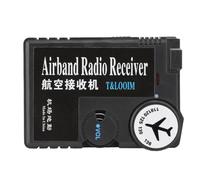 Asyduey Récepteur Radio à Bande Aérienne 118-136 MHz Récepteur Radio Numérique à Bande Aéronautique Air-Sol Haute Sensibilité