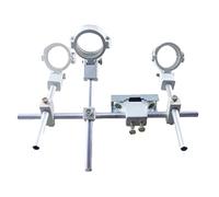 Asyduey Support de Fixation pour Support de Tête KU Band Pouvant Contenir Jusqu'à Quatre LNB Satellite pour Antenne Ku à Une Seule Parabole pour Récepteur TV Satellite