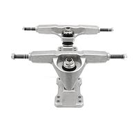 Asyduey Surf Skate Trucks 6.25 Pouces Surf Skate Board Trucks Surfskate Skate Board Trucks Longboard Truck Argent
