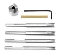 Asyduey SystèMe de Coupe de Baril de Stylo avec TêTe de Coupe de 3/4 Pouces, Pilotes de 7 Mm, 8 Mm, 3/8 Pouces, 10 Mm, Ensemble de Tondeuse À Baril de Stylo