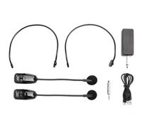Asyduey U12F UHF Un pour Deux Mélangeur D'Amplificateur de Microphone de Casque sans Approprié Aux Guides D'Enseignement Réunion Conférences
