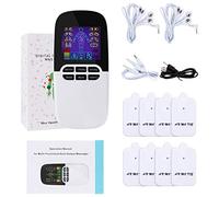Asyduey Unité TENS Rechargeable Santé MéRidien Machine de ThéRapie NuméRique EMS TENS Machine PhysiothéRapie Corps Cou Massage