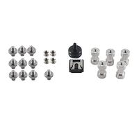 Asyduey Vis de La Caméra, Vis pour Adaptateur de Convertisseur de 1/4 et 3/8 Pouce de 22 Pièces Fixation pour de Caméra a 1/4 pour Appareil Photo/Trépied/Monopied/Support