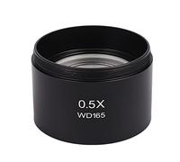Asyduey Wd165 Objectif Optique Auxiliaire pour Microscope StéRéO 0.5X Barlow Lens avec Filetage de de 1-7/8 Pouce (M48Mm)