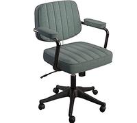 ASYHONG Chaise de Bureau Confortable à Domicile Moderne avec Roues Chaise d'ordinateur pivotante Chaise de tâche exécutive Occasionnelle avec accoudoir pour Petit Espace (Verde) KeYJ