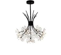ASYHONG Chandeliers créatifs Nordiques, Pendentif à Cadre en métal, luminaires d'éclairage E14, Feux de Suspension en Forme de Fleurs Simples pour Salle à Manger, îlot de Cuisine, Chambre, entrée