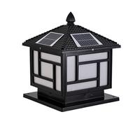 ASYHONG Lampe à Capuchon Solaire Lampe extérieure de Jardin imperméable Colonne Lumière Maison Post Mur stigmate Lampes Villa Cour de décoration Pilier de Style européen KeYJ
