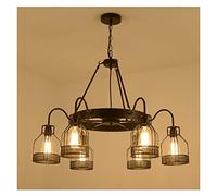 ASYHONG Lustres Suspendus Suspendus Louteurs de Plafond Vintage Ciseaux de Fer Vintage loft Industriel Suspension pendante Barre de Restauration Éclairage (Couleur: vers Le Bas) KeYJ