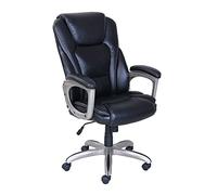 ASYHONG PU Leather High Back Ordink Desk Chaise Classic Executive Office Chair Business Business Live Broadcast Chair for Game Home Small Space (Negro) KeYJ