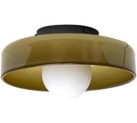 ASYHONG Vintage Art déco Mur/plafonnier Lampe Semi à Chasse d'eau Rond KeYJ