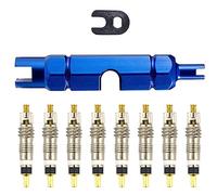 ASYKNM 10 Pièces Presta Valve Cores Obus Valve Presta, Demonte Obus Valve,Obus Valve Presta,Adaptateur Valve Presta,Demonte Valve Presta,pour Pneus de Vélo