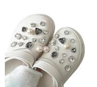 ASYKNM Charmes de Chaussure, 30 Pièces Épingles à Chaussures, Breloques de Chaussures, Femme Charmes Chaussures, Accessoires de Chaussure en Strass, DIY Épingles à Chaussures, pour Femmes Filles