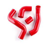 ASYXPCRH Lan D RO VER Freelander TD4 Kit complet de tuyau turbo en silicone Rouge