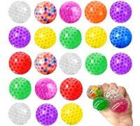 Aszaui 20 Pièces Mini Antiestrés,Squeeze Boules à Presser pour se détendre, se Décompresser et se Concentrer Jouet à Soulagement du Stress Anti-Stress pour Enfant et Adulte