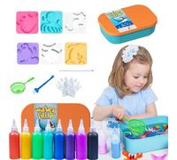 Aszaui Aqua Gelz,Aqua Fairy,Kit de Bricolage Créatif,Multicolore Aquagel,Elfe d'eau Magic Water Elf,Jouet 3D DIY Coloré d'animaux Marins,Aqua Gelz Set Créatif Deluxe pour Garçons et Filles