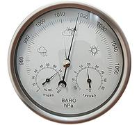 ASZHQUXIUAS Horloge de navires, Horloge de marée, Boîtier en Laiton Lourd galvanisé avec du Chrome