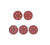 ASZHQUXIUAS Papier de Verre pour Bois, Lot de 5 disques abrasifs Auto-agrippants à 6 Trous, 225 mm, Grain 40-2000, for polisseuse Murale, Outils adhésifs(80Grit)