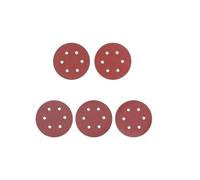 ASZHQUXIUAS Papier de Verre pour Bois, Lot de 5 disques abrasifs Auto-agrippants à 6 Trous, 225 mm, Grain 40-2000, for polisseuse Murale, Outils adhésifs(120Grit)