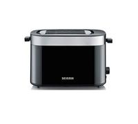 AT 9264 - Grille-pain - 2 tranche - 2 Emplacements - noir/inox brossé